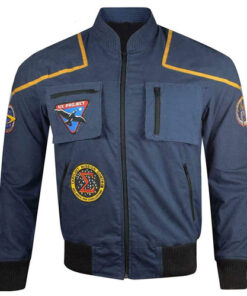 Star Trek Enterprise Jonathan-Archer Blue Cotton Jacket