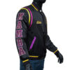 Kobe Bryant Bomber Black Satin Jacket