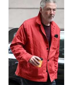 Alec Baldwin Red Cotton Halloween Jacket
