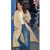Rachel Zegler Trench Coat
