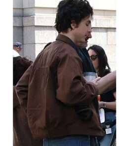 Timothee Chalamet Brown Cotton Jacket