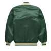 MLB Oakland Satin Bomber Varsity Jacket