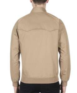 Ed O'Neill Men's Beige Bomber Jacket