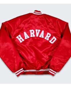 Harvard Crimson 80’s Red Bomber Jacket