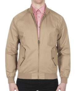 Married with Children Ed O'Neill Men's Beige Bomber Jacket