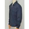 Navy Blue Cotton Airforce Men's Full Zip Jacket