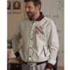 Abbott Elementary Bradley Cooper Men's White Cotton Jacket