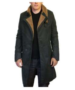 Blade Runner 2049 Ryan Gosling Green Trench Cotton Coat