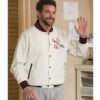 Bradley Cooper White Cotton Jacket