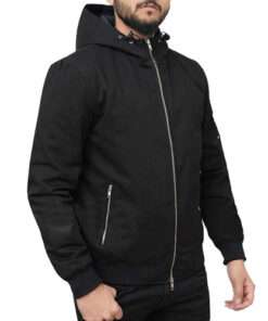 Eminem Super Bowl Halftime Men's Hoodie Cotton Black Jacket