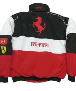 Ferrari Black Formula 1 Racing Jacket