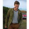 Irish Wish 2024 Ed Speleers Men's Olive Green Jacket