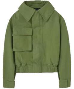 Kendrick Lamar Not Like Us Field Men's Green Cotton Jacket