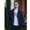 Materialists Chris Evans Men's Black Cotton Jacket