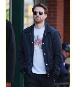 Materialists Chris Evans Men's Black Cotton Jacket