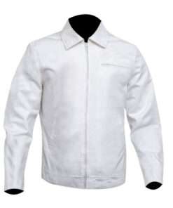 Ryan Gosling White Cotton Jacket