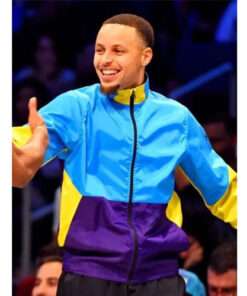 Stephen Curry Men's Color Block Polyester Jacket