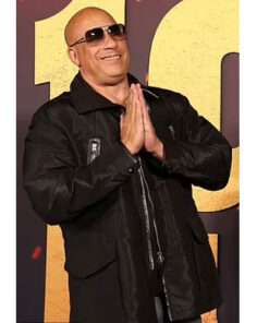 Vin Diesel Black Satin Jacket