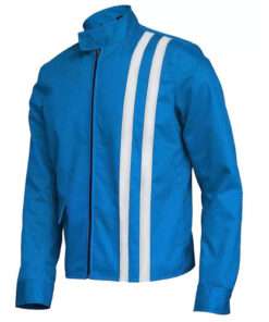 Elvis Presley Speedway Steve Grayson Men's Blue Cotton Jacket