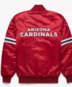 Arizona Cardinals Satin Varsity Jacket