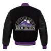 Colorado Rockies Black Varsity Jacket