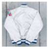 Detroit Lions Vintage Silver Varsity Jacket