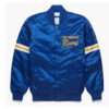 Los Angeles Rams Blue Satin Letterman Bomber Varsity Jacket