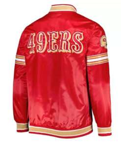 San Francisco NFL 49ers Red Varsity Jacket