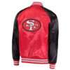 San Francisco NFL Satin Bomber Varsity Jacket