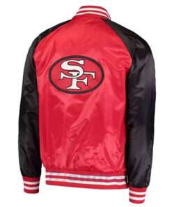 San Francisco NFL Satin Bomber Varsity Jacket