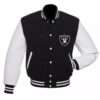 Letterman NFL Oakland Las Vegas Raiders Varsity Jacket